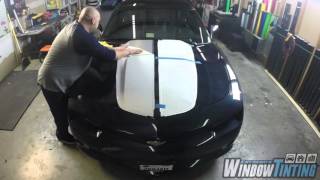 Chevrolet Camaro Racing Stripes Install Time Lapse [upl. by Ynes]