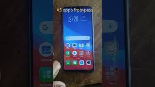 Oppo A5 FRP BYPASSfrpsolution frpbypass smartphone repair [upl. by Capon]