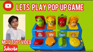 ASMR 😍🔴 So Cute POP UP Learning Toy popup satisfying asmr trending [upl. by Ahcim]