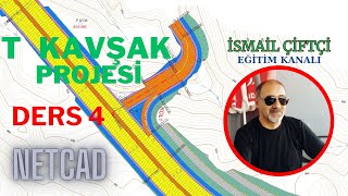 4  NETCAD KAVŞAK ANAYOL TALİYOL BAĞLANTISI İŞLEMLERİ [upl. by Yniar]