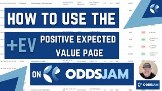 How to Use the OddsJam Positive EV Tool  Sports Betting Education [upl. by Bowers380]