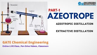 AZEOTROPES  Part1 Azeotropic distillation  Extractive distillation [upl. by Luthanen91]