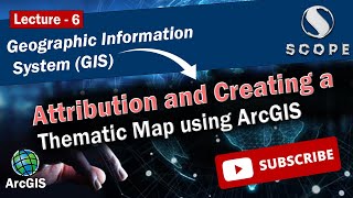 Attribution and Creating a Thematic Map using ArcGIS  How to Make a Thematic Map with ArcGIS [upl. by Nolyak844]