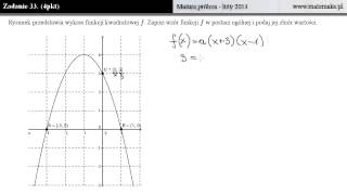 Zadanie 33  matura  luty 2014 [upl. by Ginsberg]