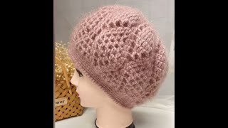 Beautiful leaf hat pattern for sharing [upl. by Chelsie252]