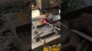 Forged iron groove Good tools and machinery make work easy [upl. by Jacobina]