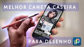 Como fazer uma CANETA PARA CELULAR CASEIRA com embalagem de SALGADINHO Super funcional [upl. by Rasecoiluj]