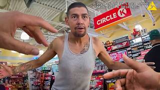 Shoplifter’s Pepper Spray Attack on Cashier Backfires Spectacularly [upl. by Emiatej]