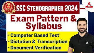 SSC Stenographer 2024  SSC Steno Syllabus and Exam Pattern 2024  By Navdeep Sir [upl. by Hecklau]