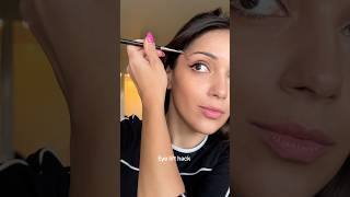 How to fake an eye lift with makeup ✨beautytips makeuptips makeuptutorial [upl. by Aynam]