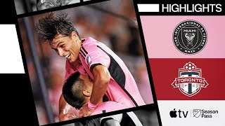 Inter Miami CF vs Toronto FC  Full Match Highlights  July 17 2024 [upl. by Eirrak]