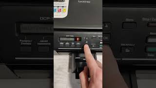 Brother DCPT300 Maintenance Mode Cleaning and Purge Counter [upl. by Philipson154]