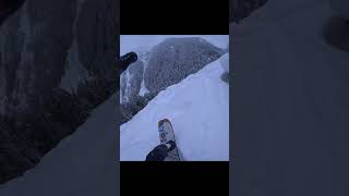 Jason Robinson boosting the CRANE splitboard off the top deck splitboarding snowboarding Cardiff [upl. by Aroz]