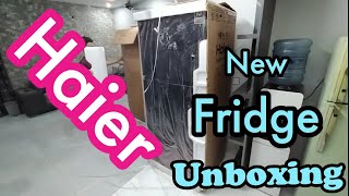 haier ka Full Size Fridge Khareeda  Fridge Unboxing  Vlog  Ayesha Gill Official [upl. by Aynat]