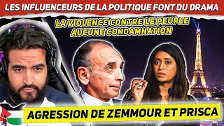 Agression de Prisca Thévenot et Zemmour fake ou réalité Ils imitent les influenceurs Poupette Kenza [upl. by Neyugn]