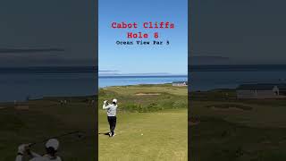 Cabot Cliffs Hole 8 cabotcliffs golf golftrip milliondollarbaby callawaygolf titleistgolf [upl. by Drucie40]