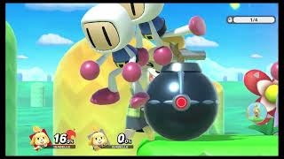 Super Smash Bros Ultimate Switch  Isabelle Assist Trophy Glitch [upl. by Analem]