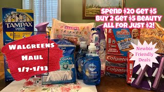 WALGREENS HAUL 17113  ALL FOR JUST 194  ALL DIGITAL COUPONS [upl. by Colene]