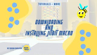 Downloading and Installing JitBit Macro  Bee Swarm Simulator  Roblox [upl. by Dickens]