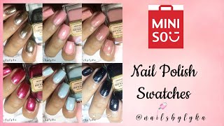 Miniso Nail Polish  Nails by Lyka [upl. by Dlabihcra]