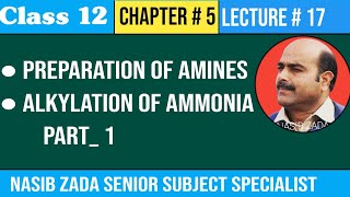 PREPARATION OF AMINES BY ALKYLATION PROCESS  Alkylation of Ammonia  PASHTO NASIBZADASSS [upl. by Nerhe]