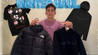 Winter clothing haul essentials offwhite Northface puffer Nike techMUST WATCH￼￼ [upl. by Dareece910]