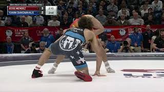 Yianni Diakomihalis vs Jesse Mendez 65kg  Olympic Team Trials 2024 [upl. by Tnarg]