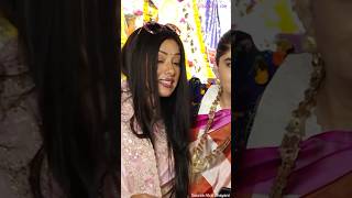 Rupali Gangulys Devotional Visit to Durga Puja Pandal for Blessings  Video [upl. by Ettevahs]