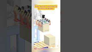 Side suction cupholding palletizing gripper design cad [upl. by Jacobah]