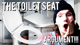 SHOULD YOU LEAVE THE TOILET SEAT UP OR DOWN REACTIONCOMMENTARY hygiene bathroom feminist [upl. by Streeto]