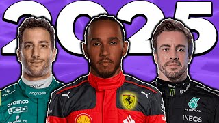 Bold Predictions for the 2025 Formula 1 Driver Lineups [upl. by Atima997]