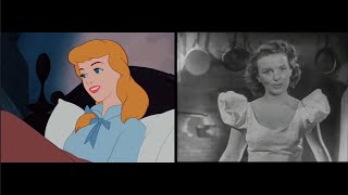 Ilene Woods  Cinderella Voice  Side By Side Comparison [upl. by Helsell]