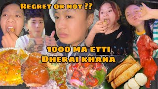 EXPLORING INDIAN STREET FOOD  REGRET VAYO KI VAYENA HOLA  ETTİ DHERAI KHANEY KURA KAIYO ❤️ [upl. by Jerald]