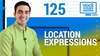 AULA DE INGLÊS 125 Location Expressions [upl. by Egrog]