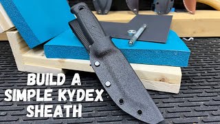 How to Make a Kydex Knife Sheath and Belt Loop [upl. by Cuda]