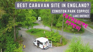 Best Caravan Site in England Coniston Park Coppice Lake District Caravan and Motorhome Club Site [upl. by Sebastiano259]