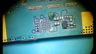 متابعة  اصلاح عطل الشحن والاضاءة والبيانات samsung i9060 charging ic repair [upl. by Tandie992]