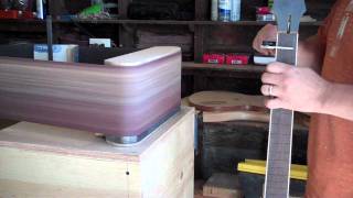 DGN Custom Guitars  Dead Head Sander for carving necks [upl. by Ruthven]