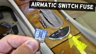 MERCEDES W211 AIRMATIC CONTROL SWITCH FUSE [upl. by Idet]