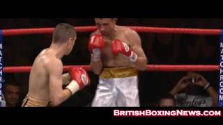 Scott Quigg vs Angelo Villani Highlights Quigg knocked down [upl. by Adleme]