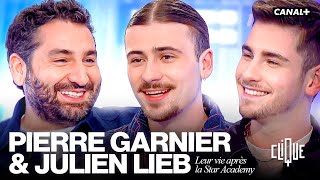 Pierre Garnier et Julien Lieb de la Star Academy sont sur le plateau de Clique  CANAL [upl. by Lunetta]