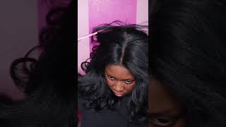 Sensationnel HD Lace Front Wig Curls Kinks N Co Glueless Kinky Edge 13X6 Kinky Body Wave 18quot [upl. by Anilatak]