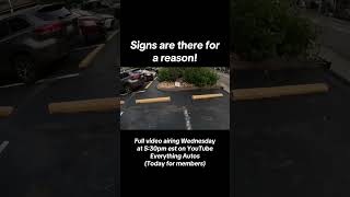 Signs are there for a reason gatlinburg illegalparking [upl. by Eissalc]