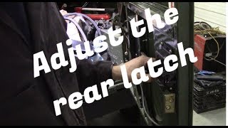 How to adjust the Defender  Series rear door latch like a pro [upl. by Kovacs]