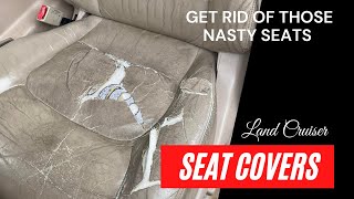 Seat covers for your 100 series Land Cruiser or Lexus LX470 [upl. by Ellenaej]