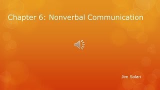 Interpersonal Communication Chapter 6 [upl. by Fradin]