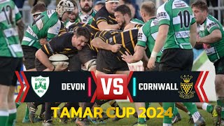 Devon vs Cornwall Tamar Cup 2024 [upl. by Arikihs184]