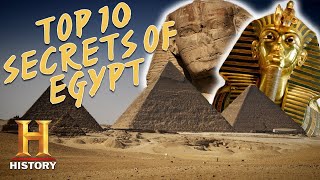 TOP 10 SECRETS OF ANCIENT EGYPT  History [upl. by Salchunas]