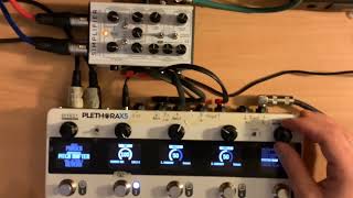 Pitch Shifter Test Board  TC Electronic Plethora X5 with Simplifier MK2 [upl. by Frida]