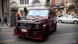 Hamann Typhoon G500 G Class  Driving Scenes in London [upl. by Ause]